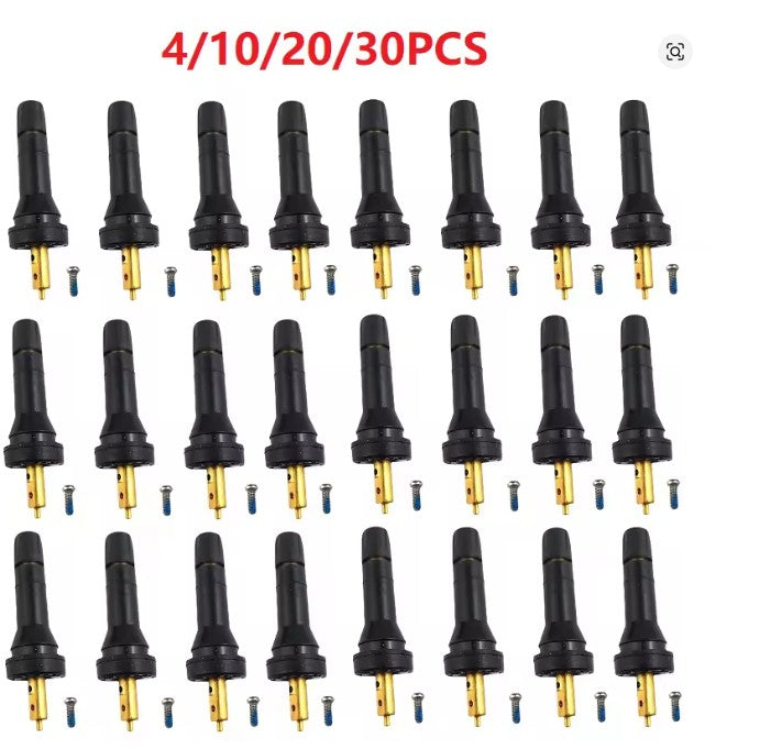 Replacement Parts For Chang An TPMS Rubber/Aluminum Snap-in Tire Pressure Sensor Valve Stem Service Kit