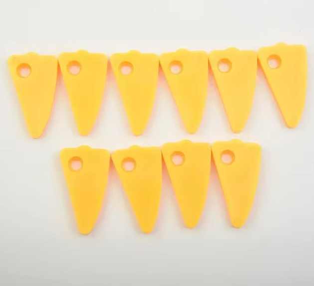 Anti-scratch Triangle Inserts Nylon Finger Inserts 20pcs Plastic Yellow Set Pack Leverless Protector For Corghi