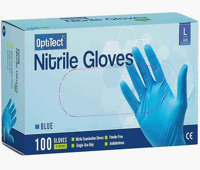 OptiTect Nitrile Gloves Powder Free |All Size Available