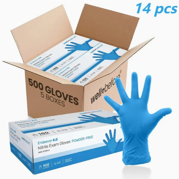 nitrile gloves,suitable for aquarium cleaning, daily cleaning, (Size M)